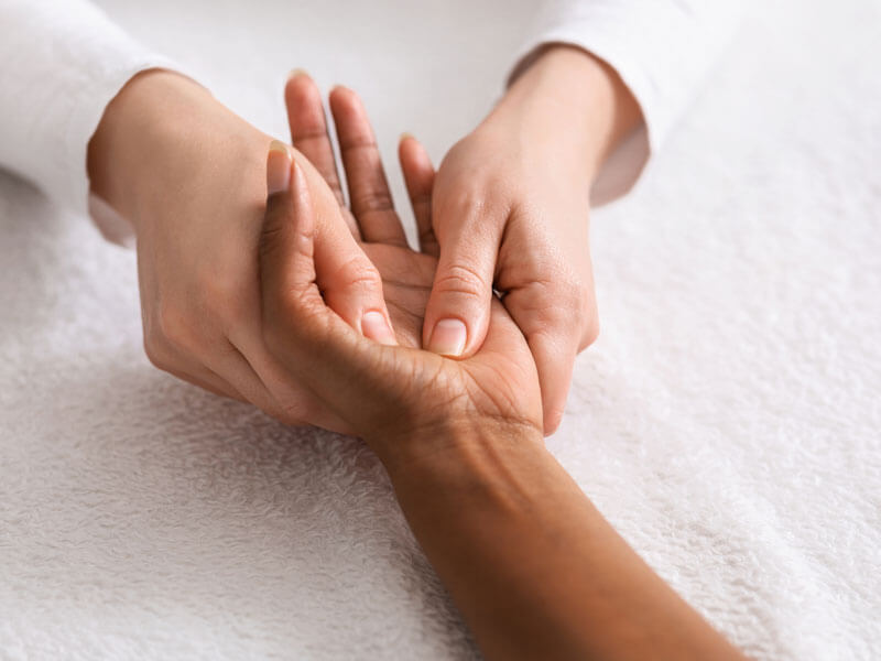 Massaging Hand
